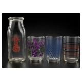 Lot of Decorated Glass Vessels