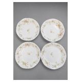 Lot of Floral Scalloped-Edge Plates