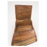 Portable Wooden Writing Desk Box