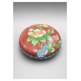 Decorative Cloissone Lidded Trinket Box