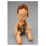1960s Ideal Pebbles Doll, Plated Moulds Variant