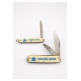 Masonic Lodge Folding Pocket Knives