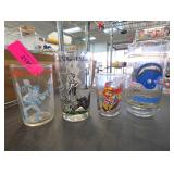 Novelty Glass Tumblers with CHARGERS