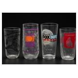 Lot of Decorated Drinking Glasses