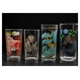 Lot of Decorative Glass Tumblers