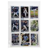 Lot of Topps Tampa Bay Rays Baseball Cards