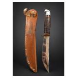 Boy Scouts Western Bowie-Style Knife with Sheath