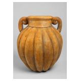 Pier 1 Pumpkin-Form Handled Vessel