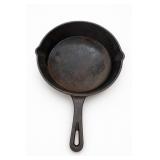 Cast Metal Skillet with Pour Spouts