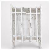 White-Painted Decorative Wall Shelf