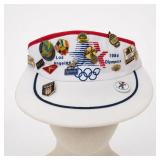 1984 Los Angeles Olympics Pin-Covered Cap Garment