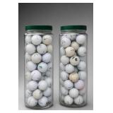 Lot of Golf Balls in Jars