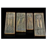 Lot of Decorative Glass Panels