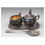 Silver-Tone Serving Set