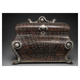 Reptile-Pattern Decorative Storage Chest