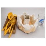 Lot of Utensils, Planter & Tumbler
