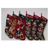 Needlepoint Christmas Stocking Group