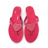 Coach Poppy Flip-Flop Sandals, Size 8