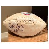 John Hicks autographed football