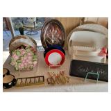 Misc. plates & trays