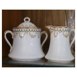 Limoges creamer/sugar