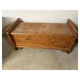 Solid cedar hope chest