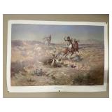 C. M. Russel "Broken Rope" print