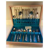 52 pc set "Morning Star" community silverware