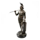 Jean Jules Salmson (French, 1823 – 1902) "Guerrier des Amériques"