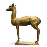 1905 Sabatine de Angelis & Fils Narcissus Bronze Statue