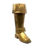 Mid Century Brass High Boot Umbrella Stand