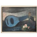 Wray Manning (1887 - 1978), MId Century Still Life, Lute