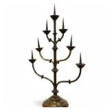 Antique Brass Altar Candelabra