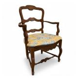 French Provençal Oak Arm Chair