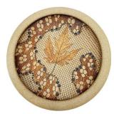 Don McWhorter Snakeskin Maple Leaf Pottery Bowl