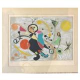 "À la Manière de Miró" — Signed Limited Edition Lithograph, 164/195