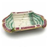Mid 19th C. Salins-les-Bains French Asparagus Cradle Platter