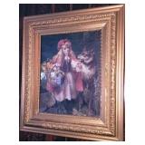 Vintage Little Red Riding Hood and the Wolf