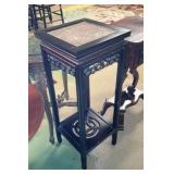 Asian Marble Top Table/Plant Stand