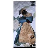 Black Americana Folk Art Doll