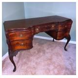 Flame Mahogany Queen Anne style Writing Desk