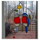 Stained Glass Bluebirds