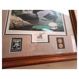 w/Commemorative Stamp & Gold-Toned Medallions