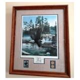 Leo Stans 1990 Print "Boundary Waters Eagle"