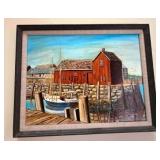 1990 J. Manlich  Bradley Wharf at Rockport, Maine