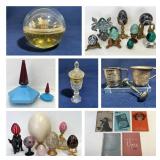 Fine Art and Fantastic Finds with Crystal, Movie Memorabilia and Boudoir Items