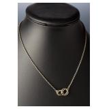 David Yurman 18k Gold Sterling Silver Belmont Curb Link Cable Necklace 17in
