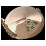 Vintage Lord Elgin Direct Read Chevron Watch 14K Gold Filled Speidel Band