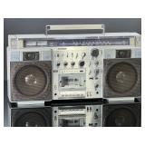 Vintage Sanyo M-X920 Boombox Ghetto Blaster AM/FM Cassette Player