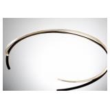 Espinosa 925 Sterling Silver Collar Necklace Modern Minimalist Choker